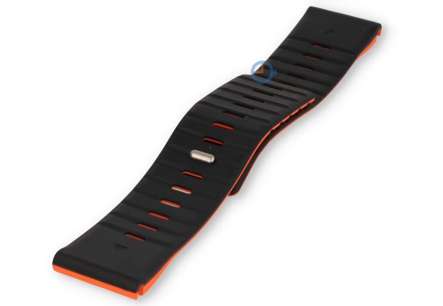 22mm magnetic QuickFit band - black orange
