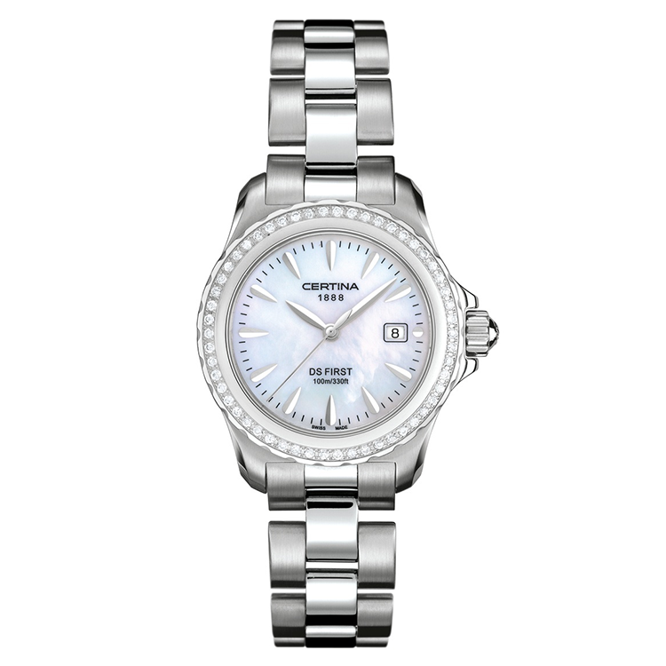 Certina stainless steel strap C12971844891A 15mm