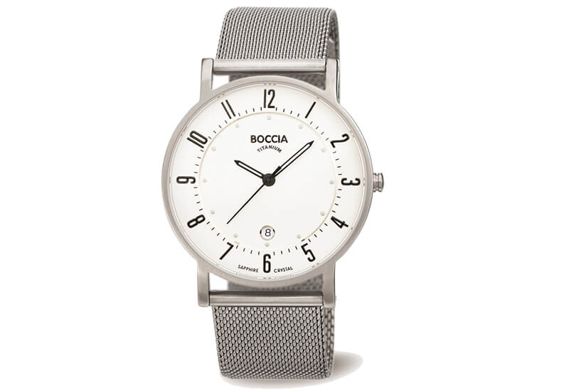 Boccia 3533-04 watch band steel