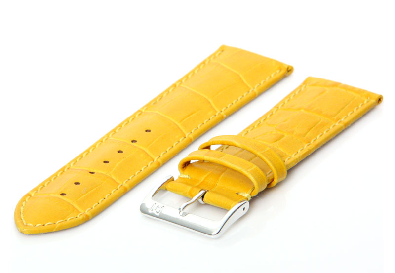 Watchstrap 24mm yellow XL