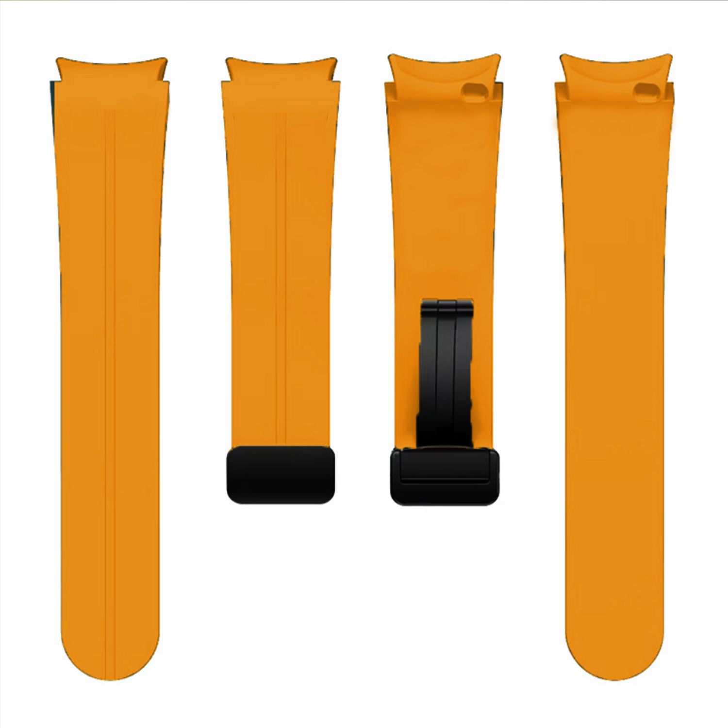 D-Buckle sport band (M/L) - bright-orange