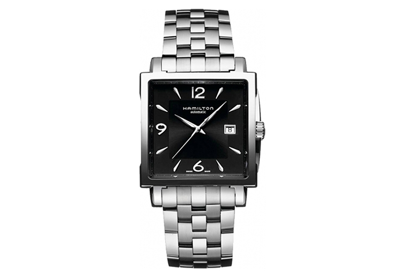 Hamilton watch strap H32415135 - silver steel