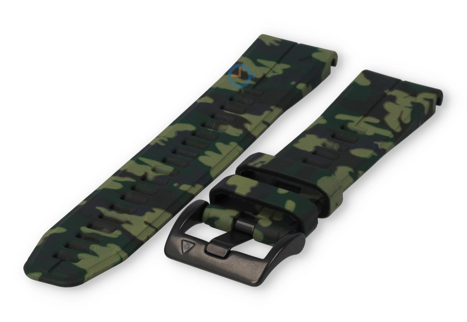 Quick-Fit strap Garmin Fenix 7 - military-print - green