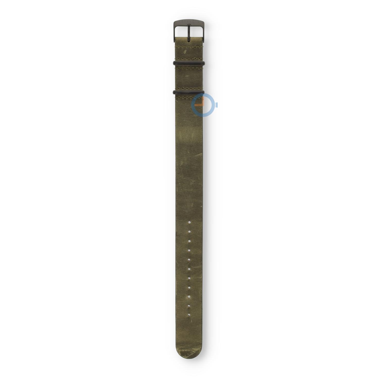 Kerbholz Heinrich Walnut Olive watch strap