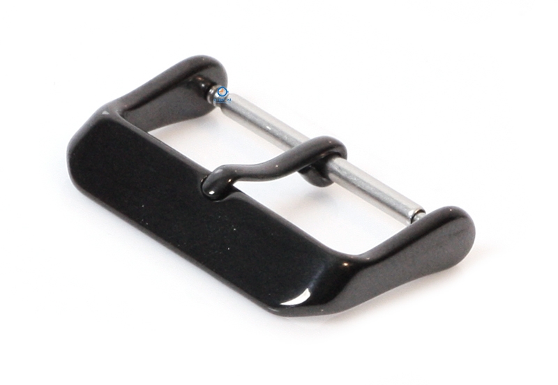 Watchstrap buckle 22mm matt black
