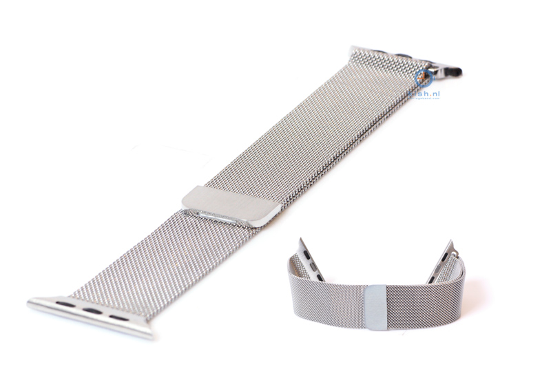 Apple watch watchstrap mesh silver (38mm)
