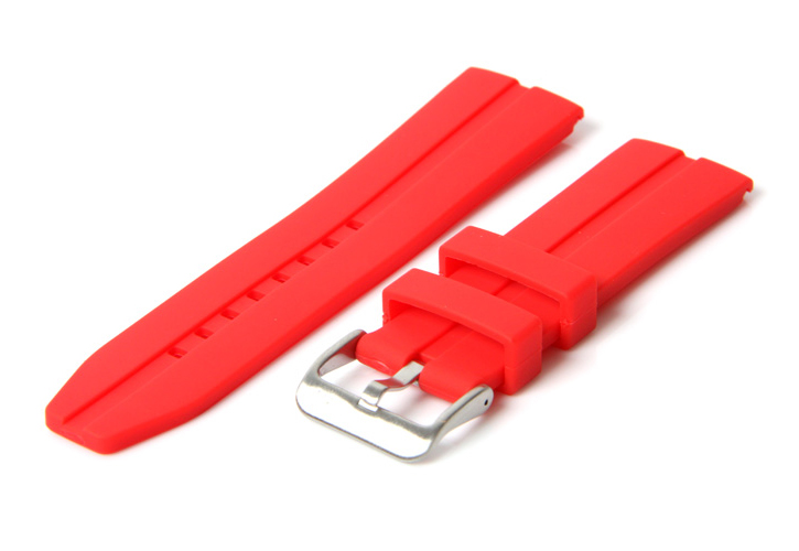 Watchstrap 22mm red