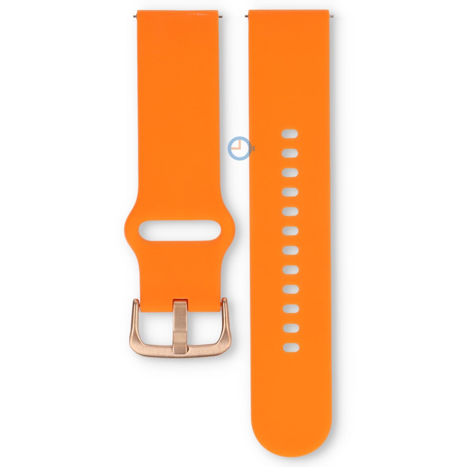 Ice Smart 1.0 & 2.0 (1.96)/ Ice Fit strap - 22mm - Persimmon Orange - RG bkl