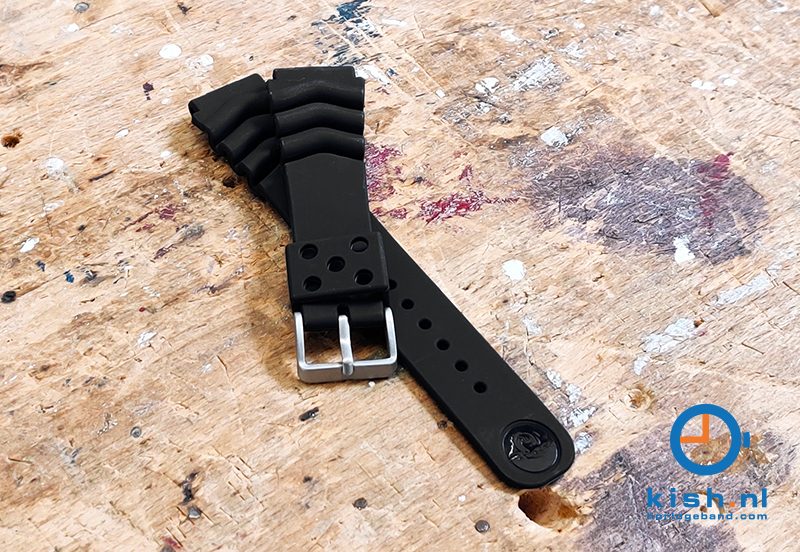 Universele Citizen duikers horlogeband 18mm - zwart