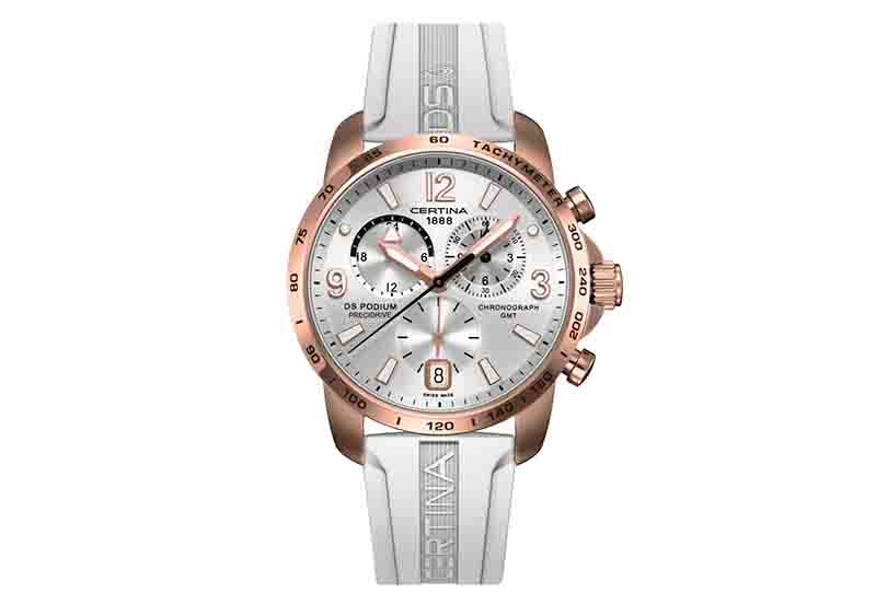 Certina bracelet C0016399703701A white rubber