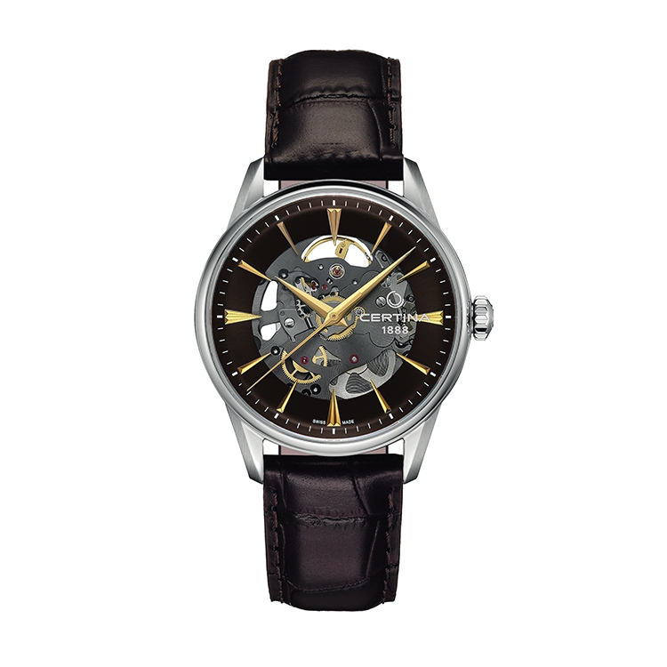 Certina leather strap C0299071608100A 20/18mm without buckle