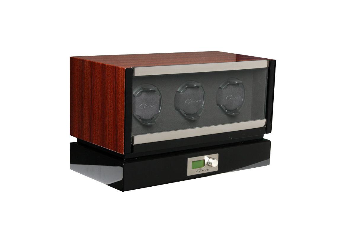 Watchwinder Gisoni Solenzara 3 burgandy