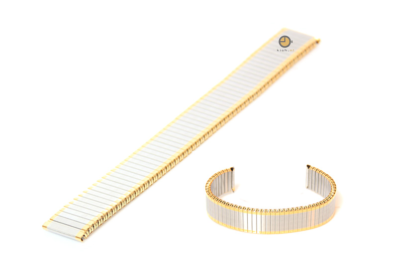 Expansion watch strap - 20mm - silver/gold