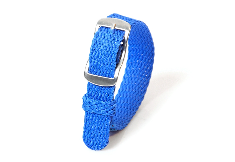 Perlon watch band 14mm royal blue