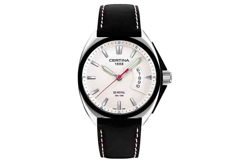 Certina leather strap C0104101603100A 22/18mm without buckle