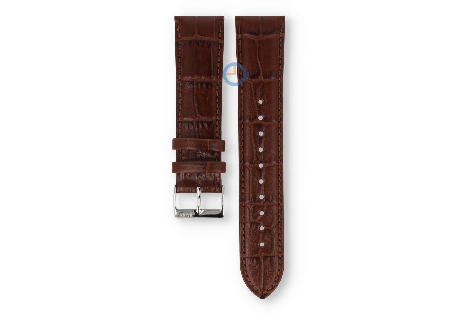 Hugo Boss 22mm strap - brown croco