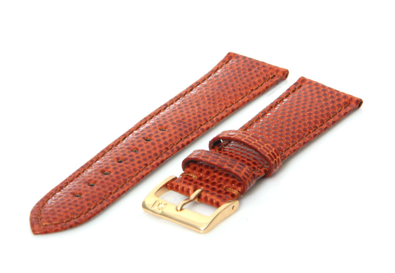 watchstrap 22mm brown leather