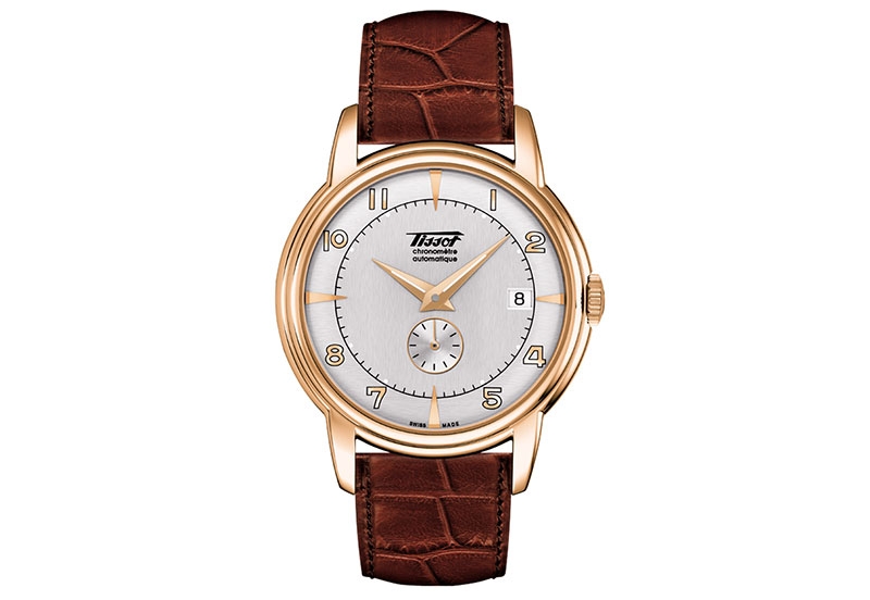 Tissot watch strap T9044087603200 brown leather