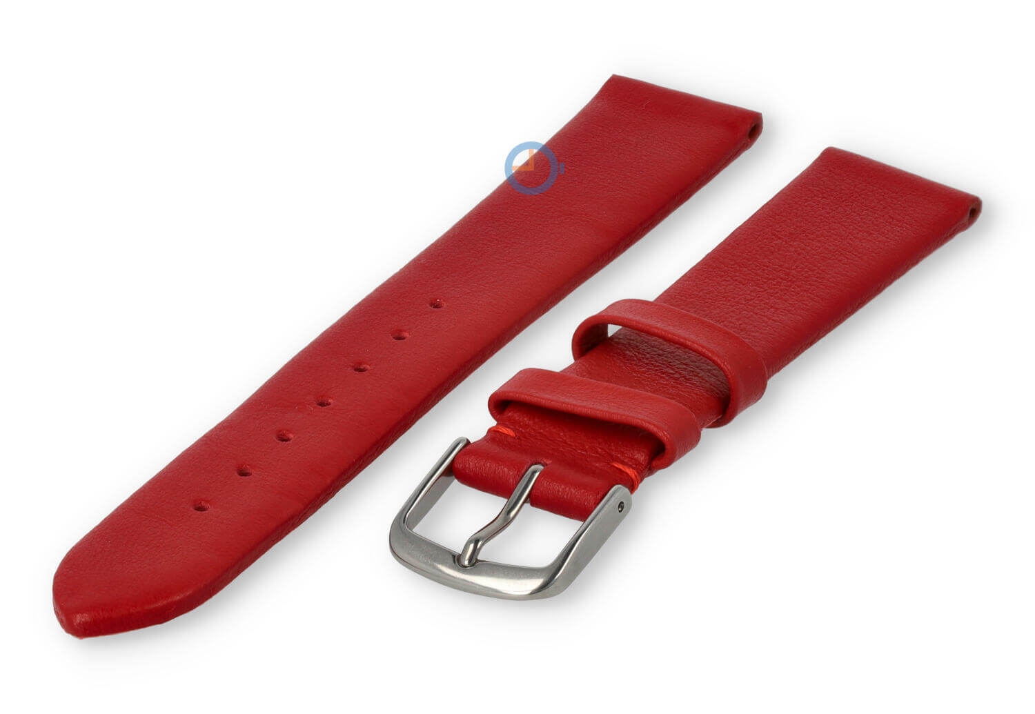 Seamless and smooth strap 16mm - dark red