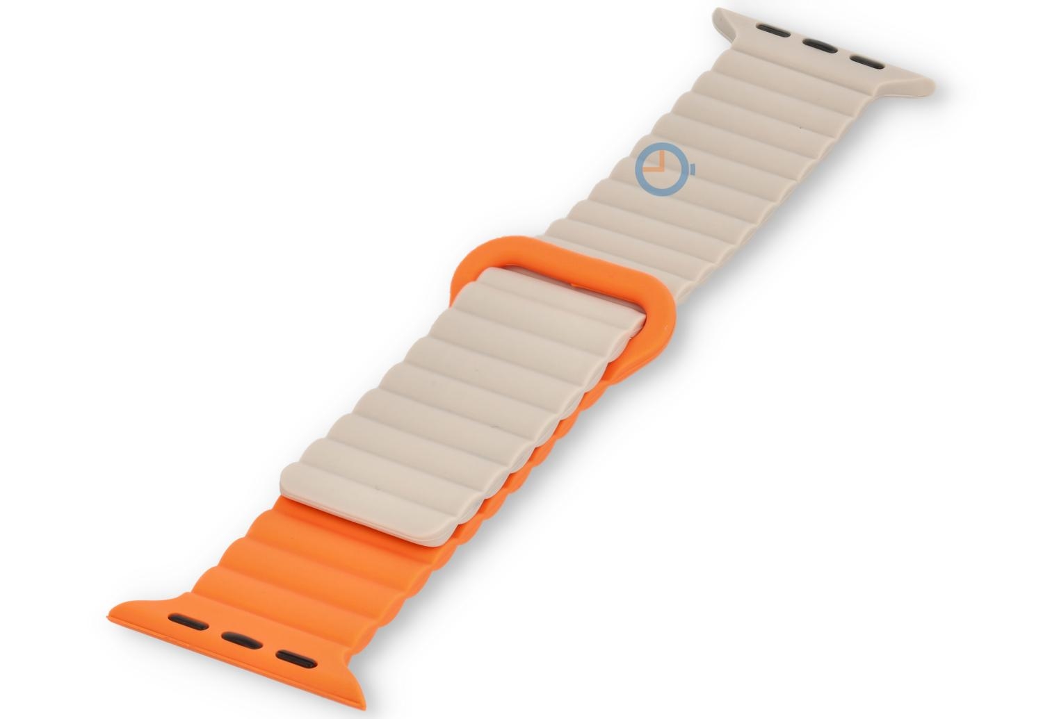 Magnetic strap Apple Watch 41mm - Starlight orange