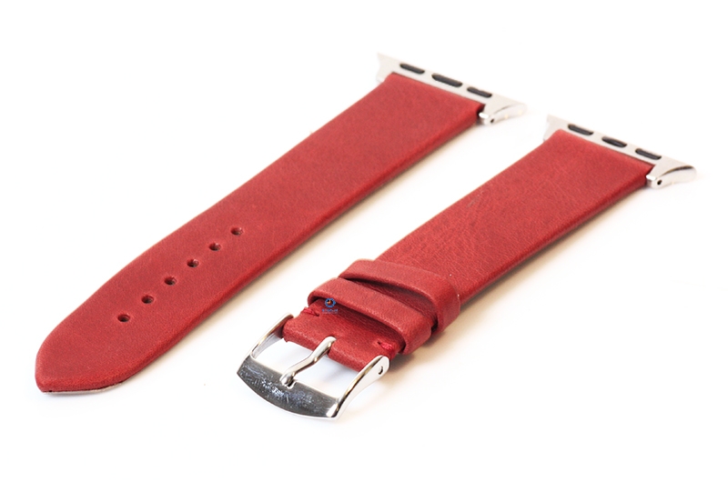 Apple Watch strap winered leather - 38/40/41/42mm