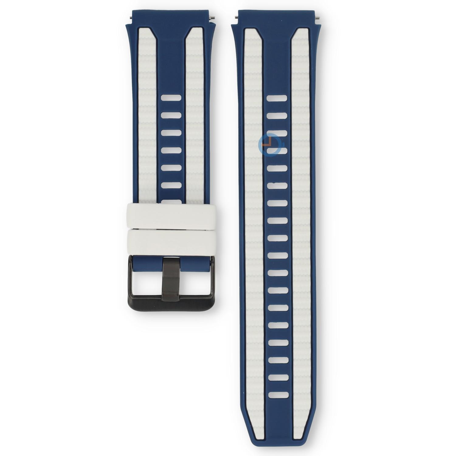 Huawei Ultimate 2 watch strap - blue/white