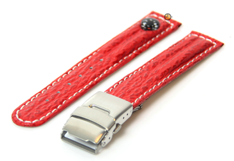 Watchstrap 18mm red