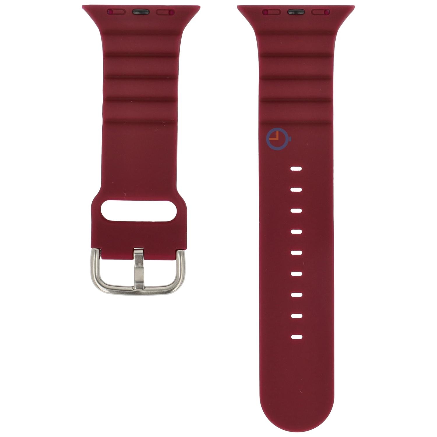 Silicon watch strap Apple Watch 45mm - Purple