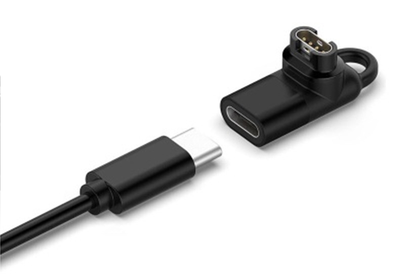 Mini oplaad adapter USB-C voor Garmin - Zwart