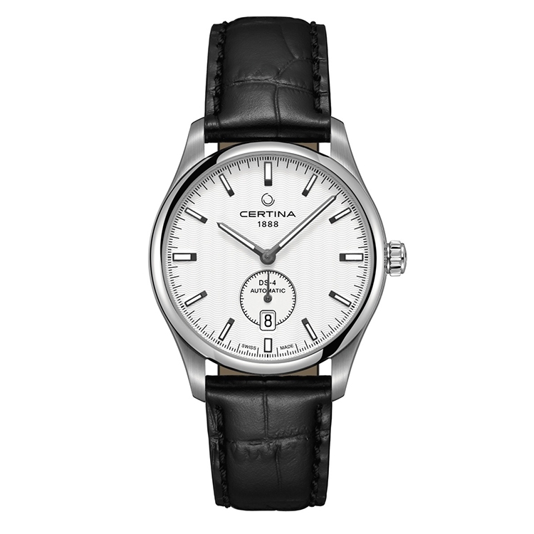 Certina leather strap C0224281603100A 21/18mm black