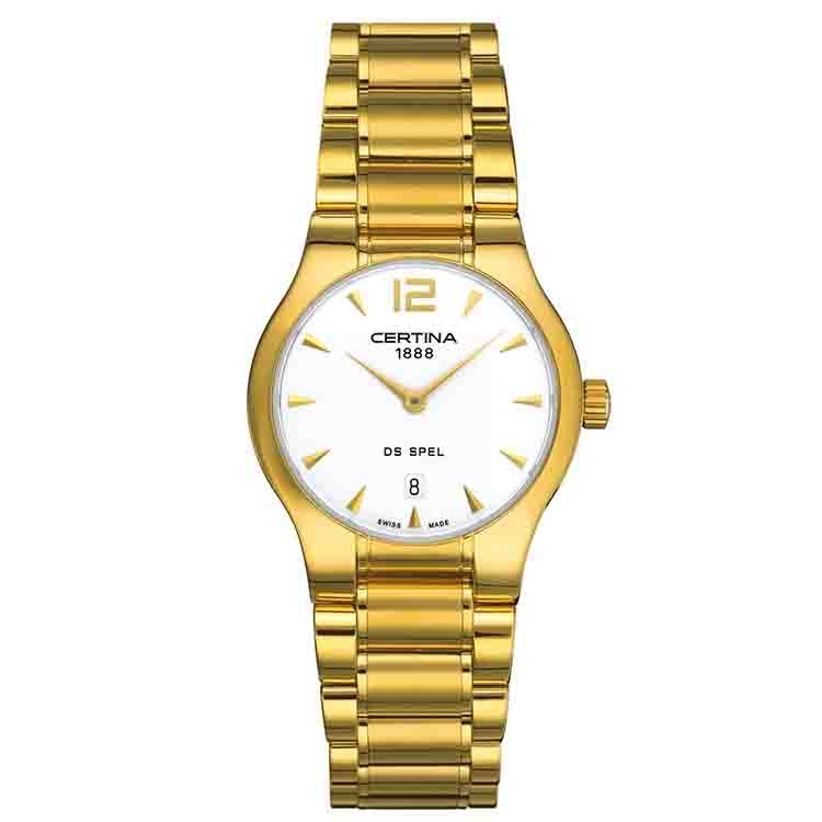 Certina strap C0122093303700A geel
