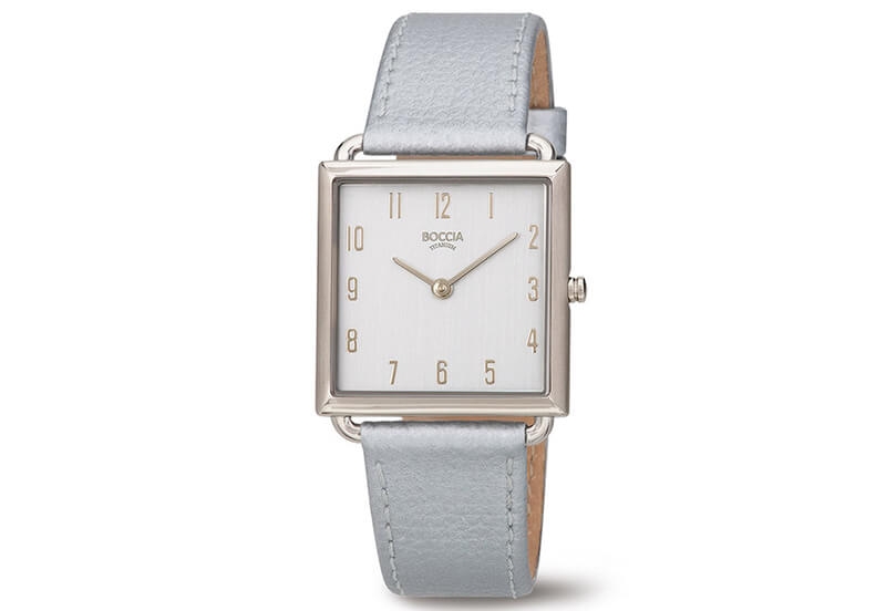Boccia 3305-01 watch band leather