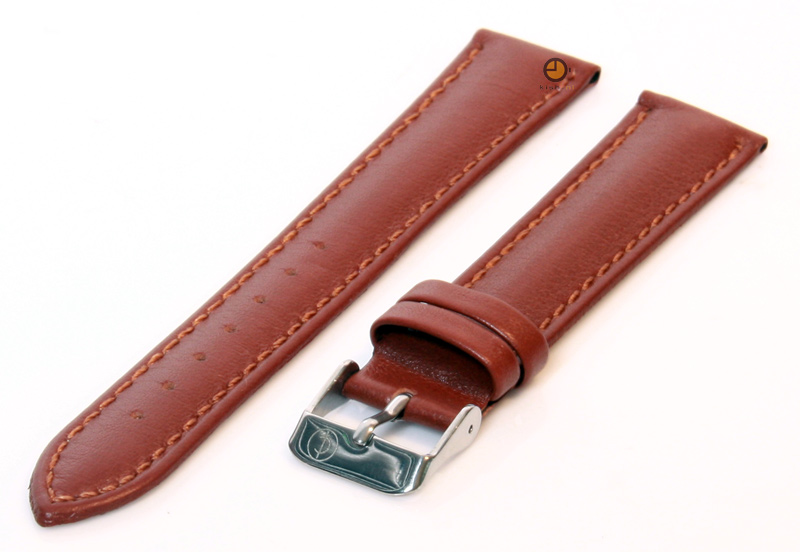 Watchstrap 20mm brown calf leather