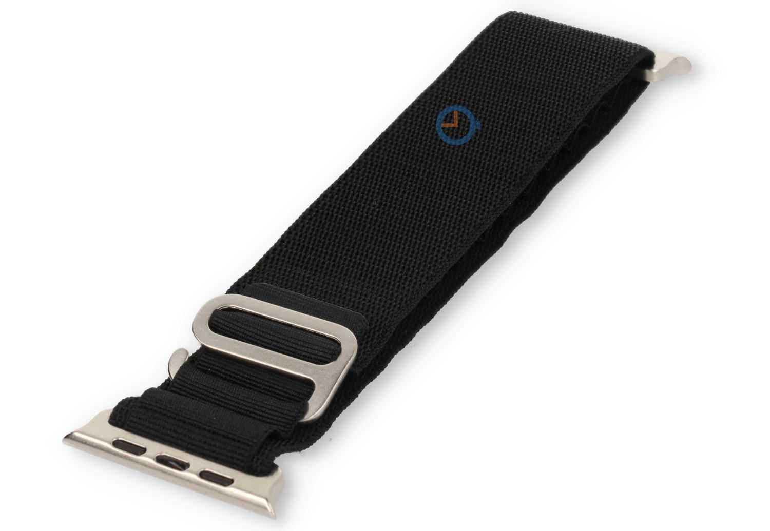 49mm Black Alpine Loop strap Apple Watch - silver