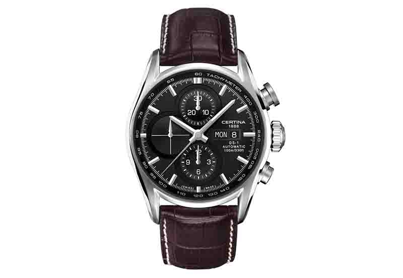 Certina leather strap C0064141605100A 23/20mm without buckle