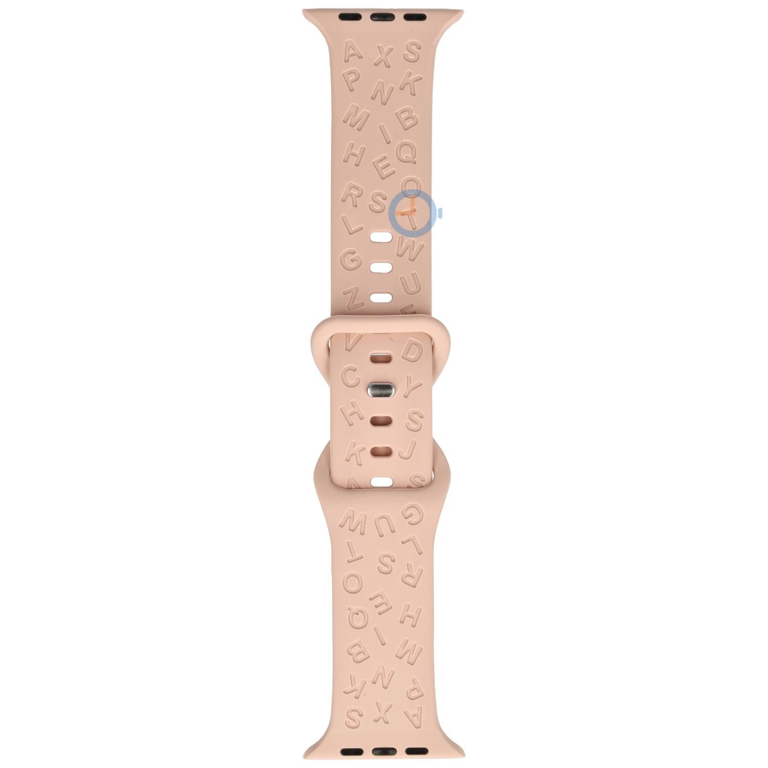 Letter strap Apple watch 41mm - Soft Pink