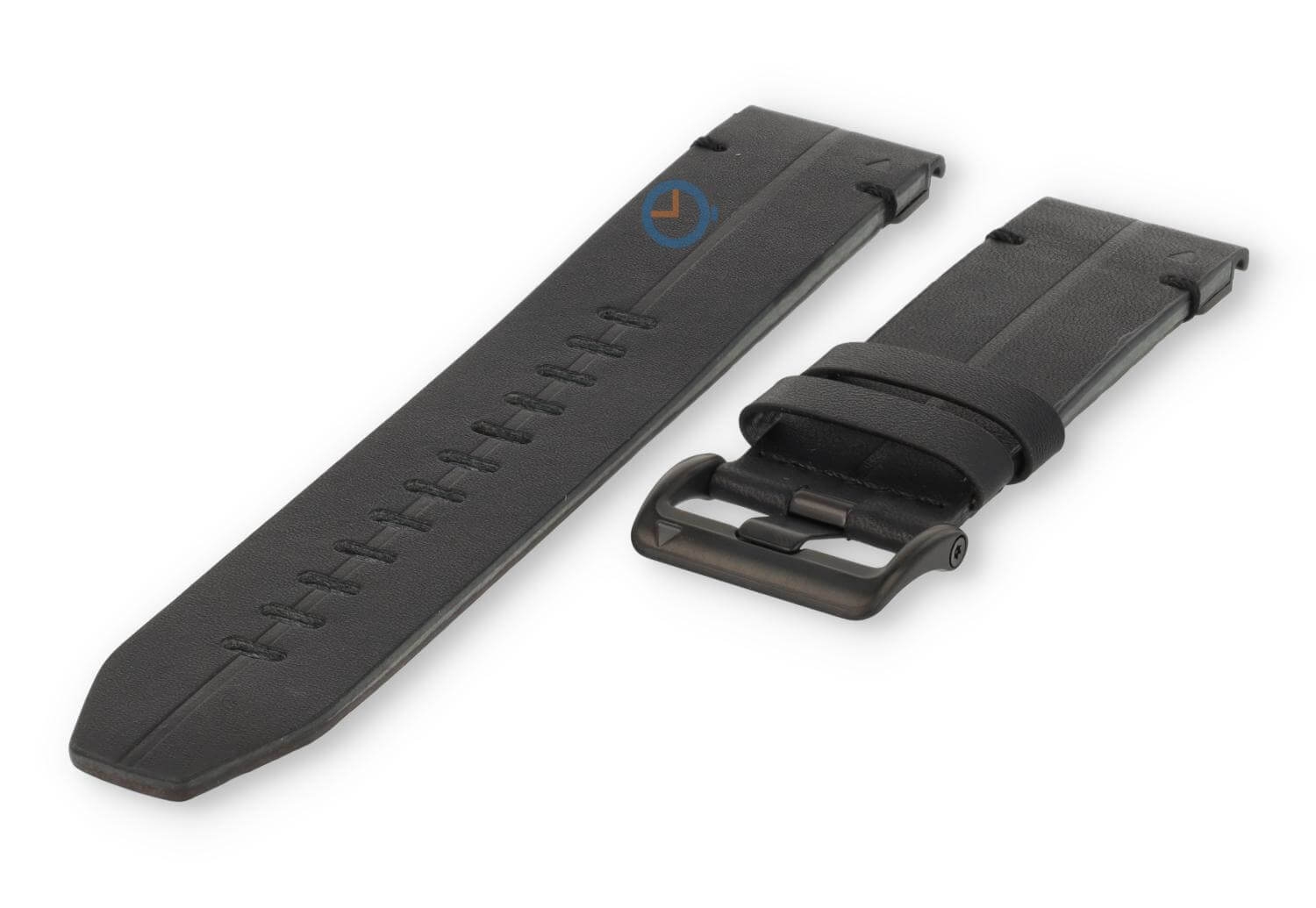XL Garmin Fenix 5X/6X/7X watch band leather - black