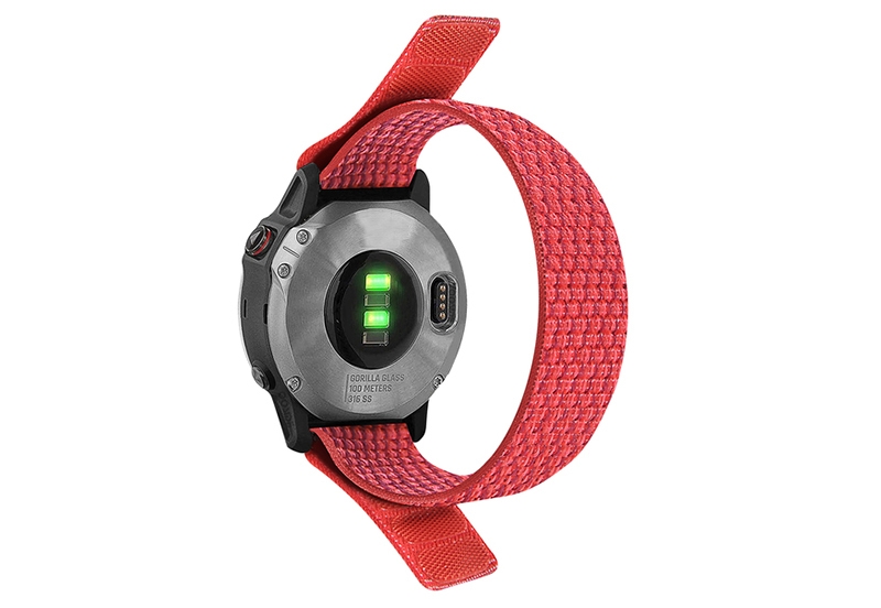 Coros Nylon band - 22mm - Rood