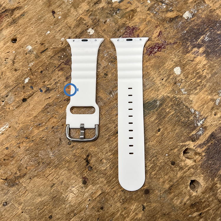 Silicon strap Apple Watch 45mm - white