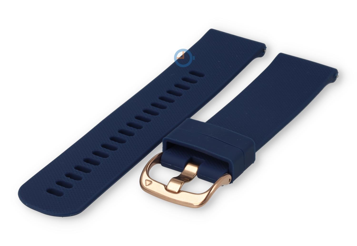 Flexible sports strap 22mm - navy