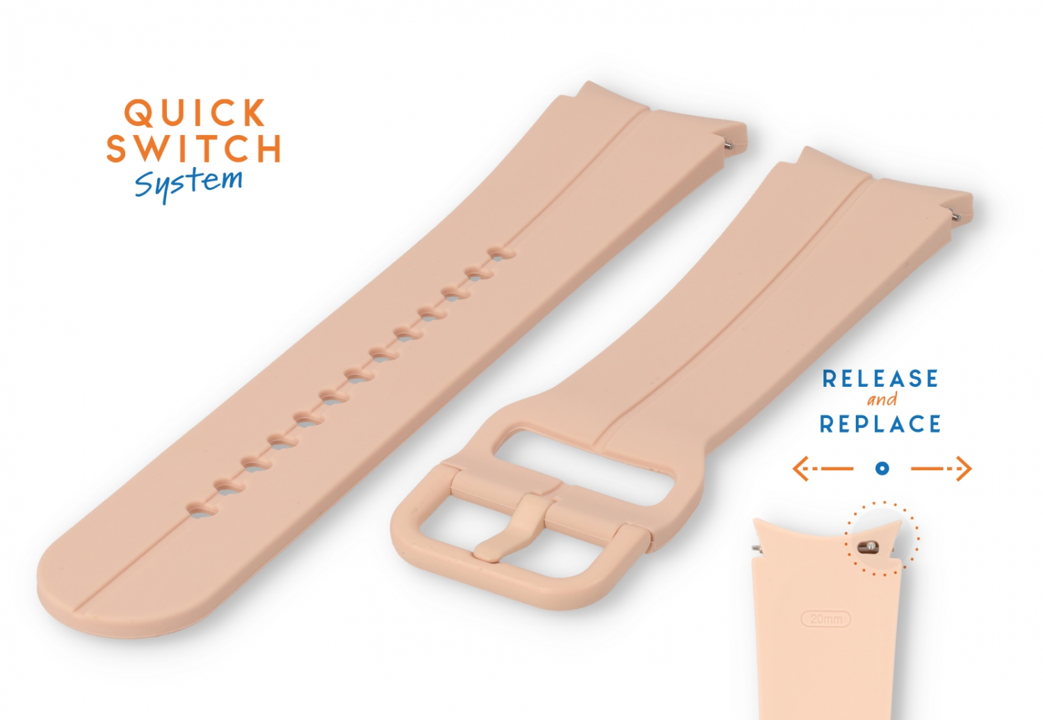 Samsung Galaxy Watch 5 watch band pink - 20mm