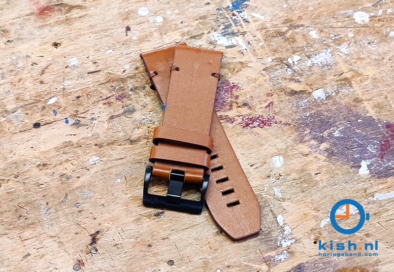 Garmin Fenix 6X horlogeband bruin leer