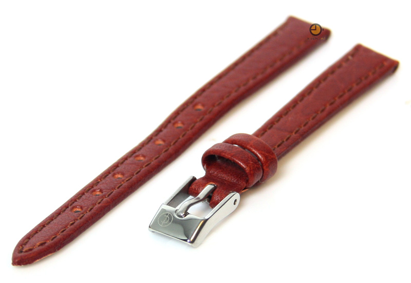 Watchstrap 10mm havana brown buffalo leather