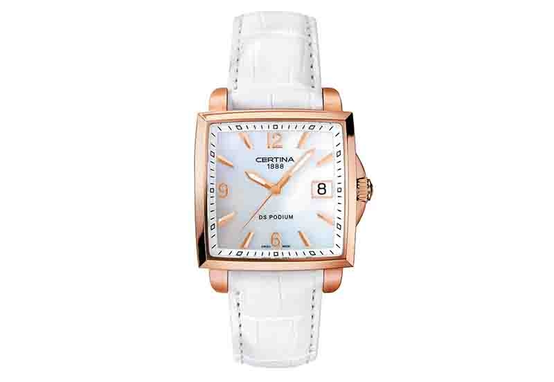 Certina leather strap C0013103611700A 19/16mm without buckle