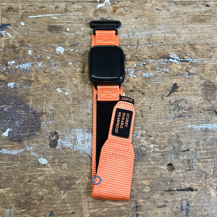 Sturdy Durable horlogeband Apple Watch 45mm - Oranje