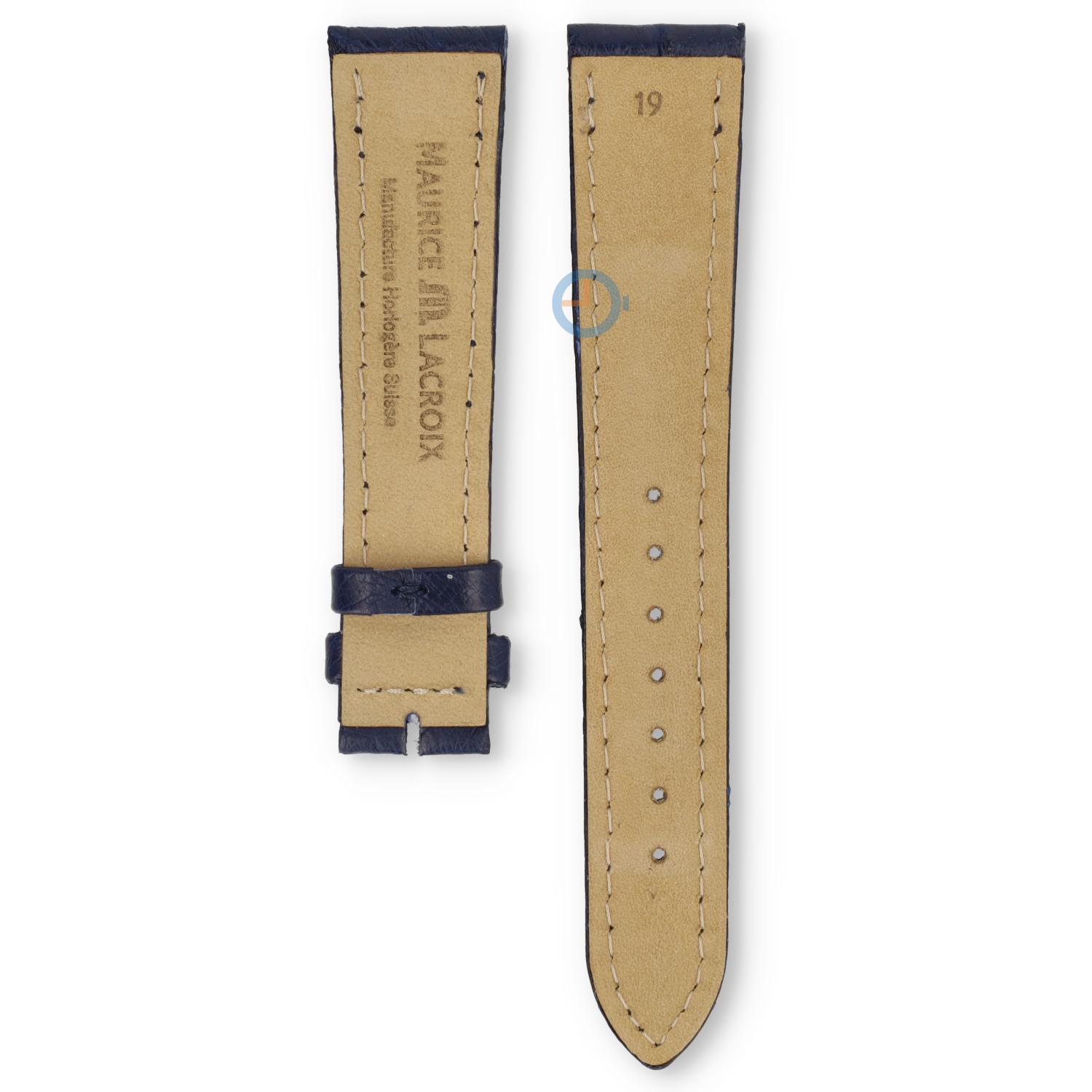 Leather watch strap Maurice Lacroix LM03274-5214