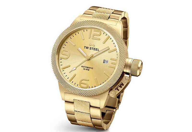 TW Steel Canteen CB106 watch strap gold - 24 mm