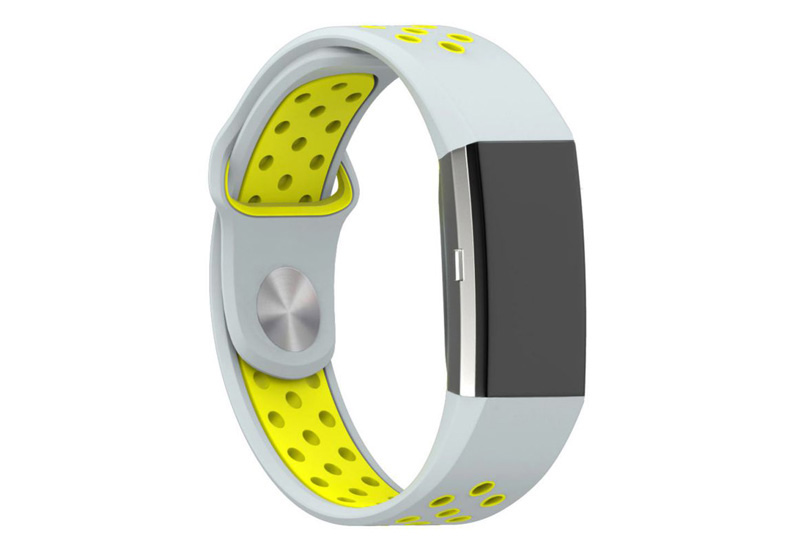 Fitbit Charge 2 sport watchstrap grey/yellow