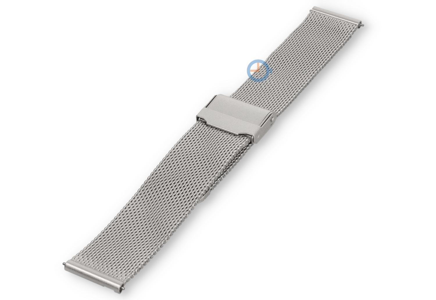 Mesh strap with Quick Switch - 18mm - silver brushed