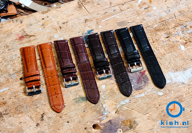 Watch strap for Seiko - 22mm - brown
